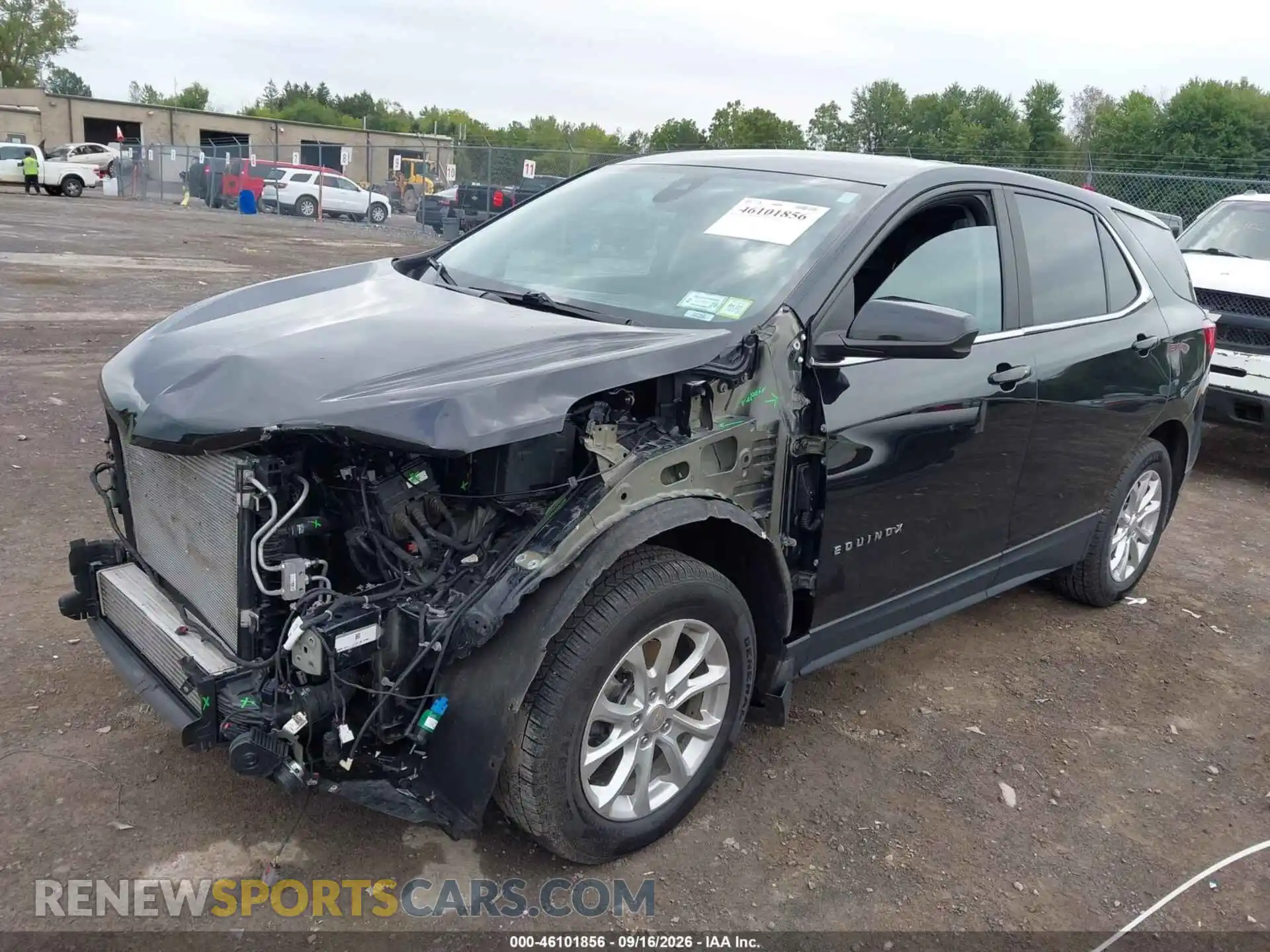 2 Photograph of a damaged car 3GNAXUEV5ML354639 CHEVROLET EQUINOX 2021