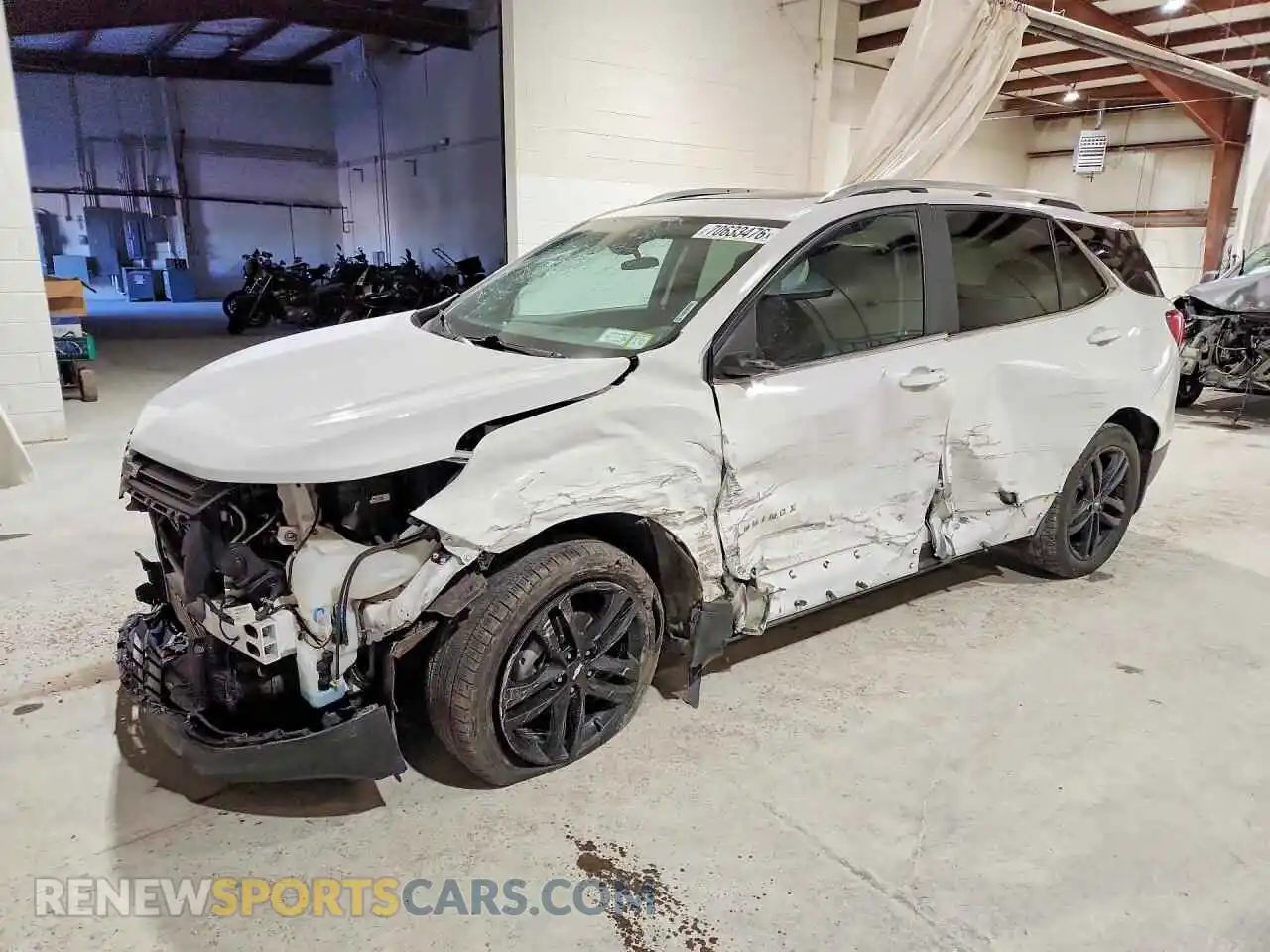 1 Photograph of a damaged car 3GNAXUEV5ML371635 CHEVROLET EQUINOX 2021