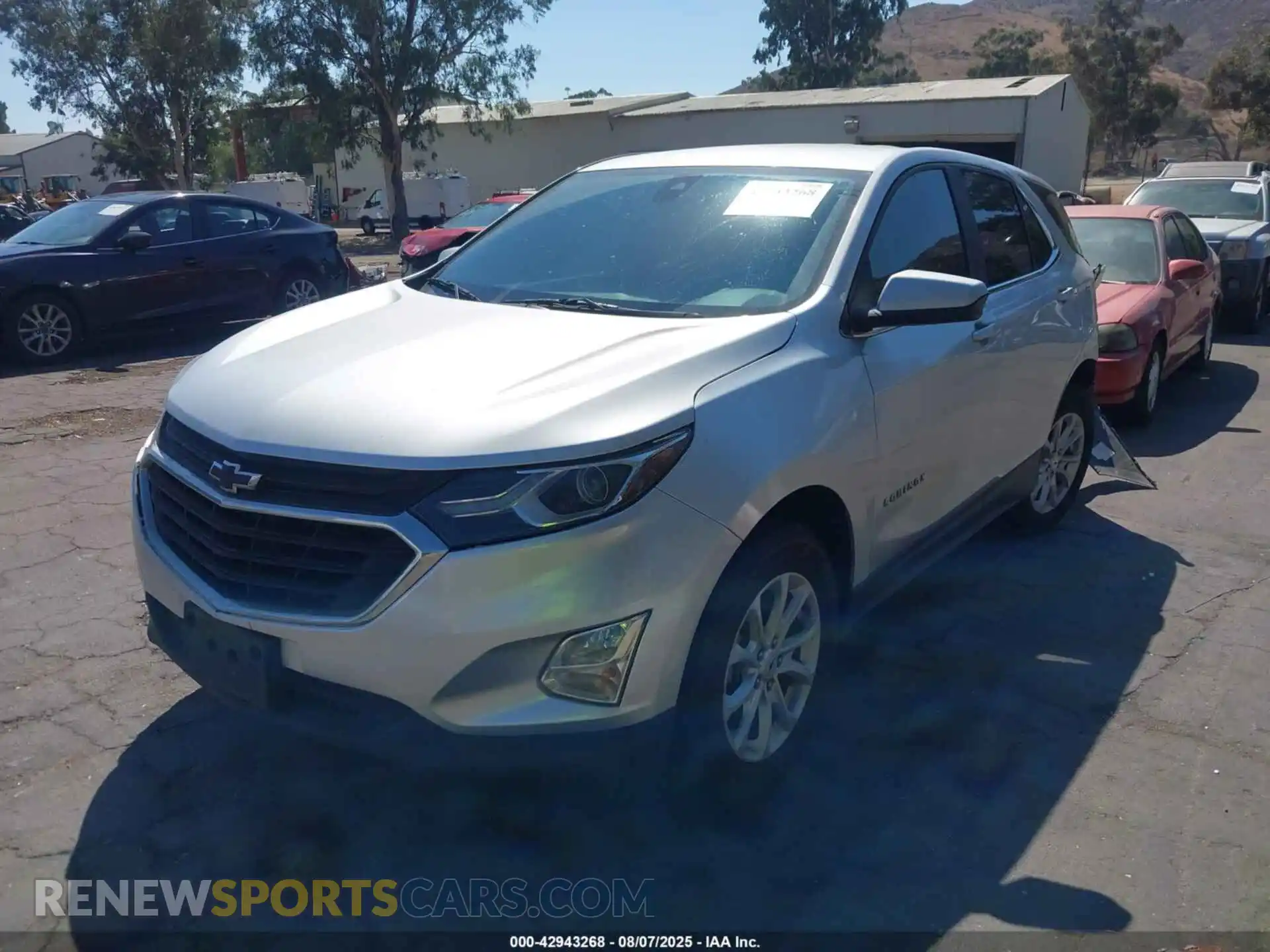 2 Photograph of a damaged car 3GNAXUEV5MS128865 CHEVROLET EQUINOX 2021