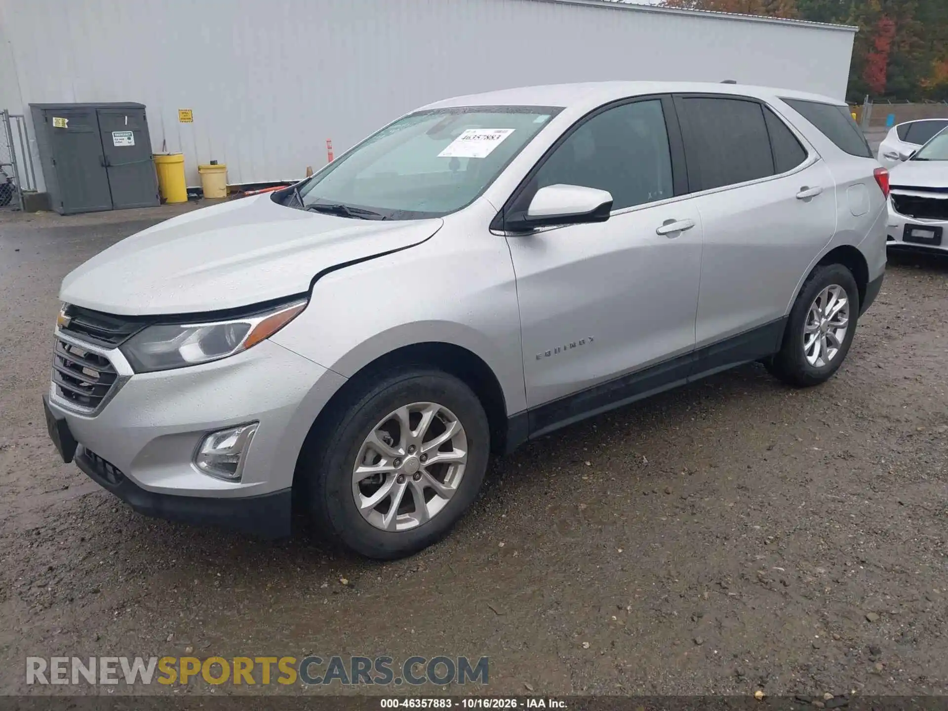 2 fotografías del automóvil dañado 3GNAXUEV5MS175040 CHEVROLET EQUINOX 2021