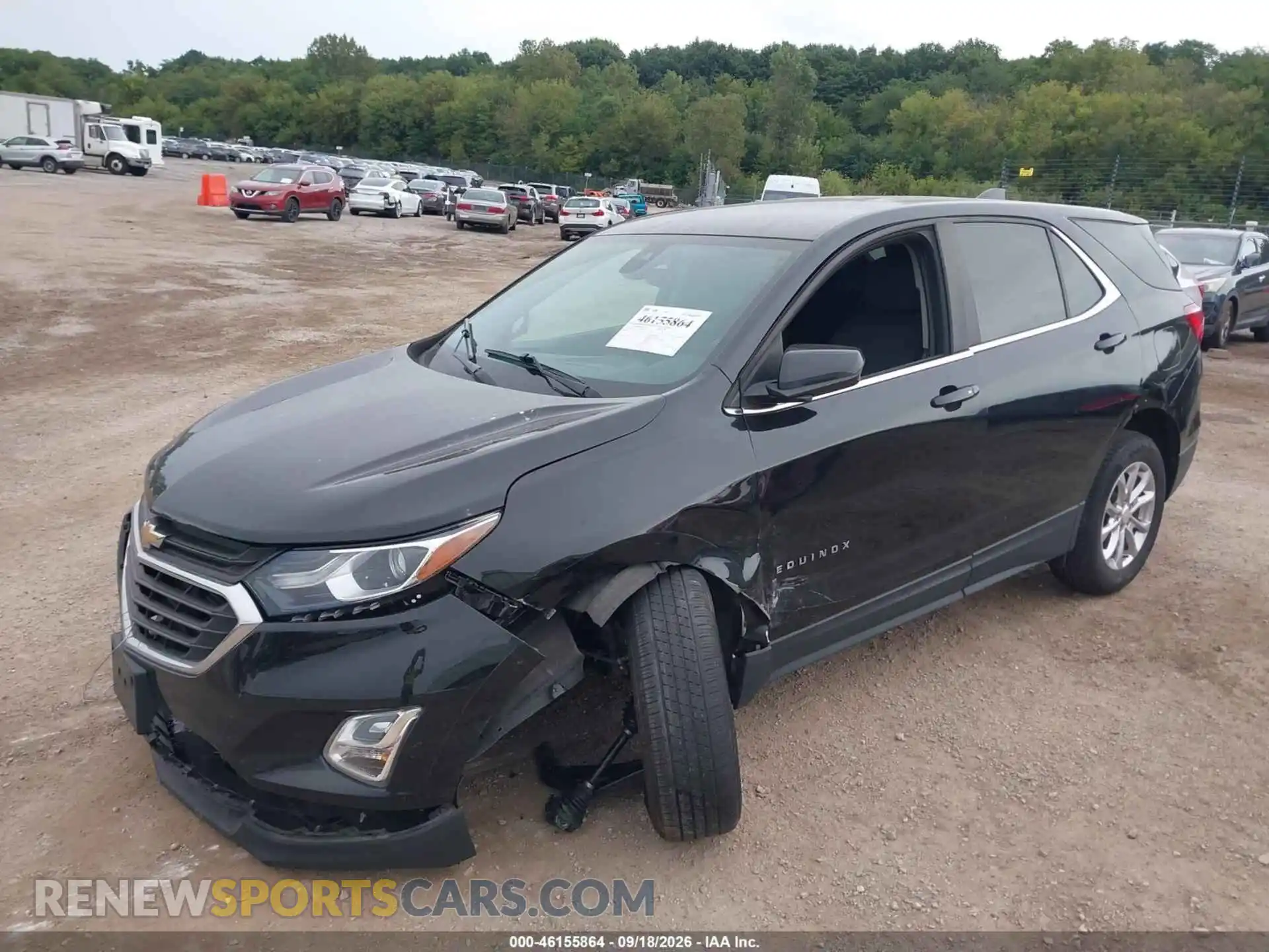 2 Photograph of a damaged car 3GNAXUEV7ML311629 CHEVROLET EQUINOX 2021