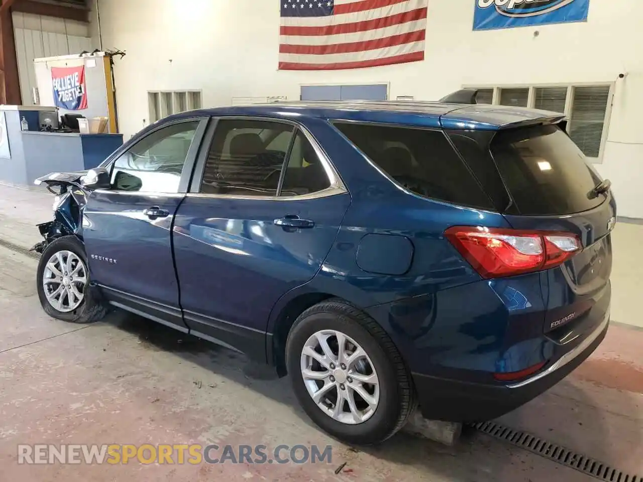 2 Photograph of a damaged car 3GNAXUEV7ML322811 CHEVROLET EQUINOX 2021