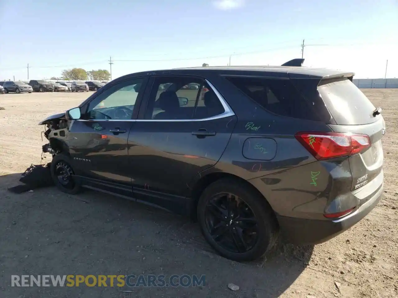 2 Photograph of a damaged car 3GNAXUEV7ML326132 CHEVROLET EQUINOX 2021