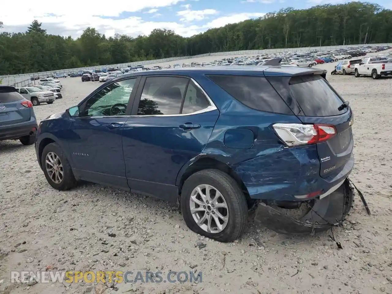 2 Photograph of a damaged car 3GNAXUEV8ML308142 CHEVROLET EQUINOX 2021