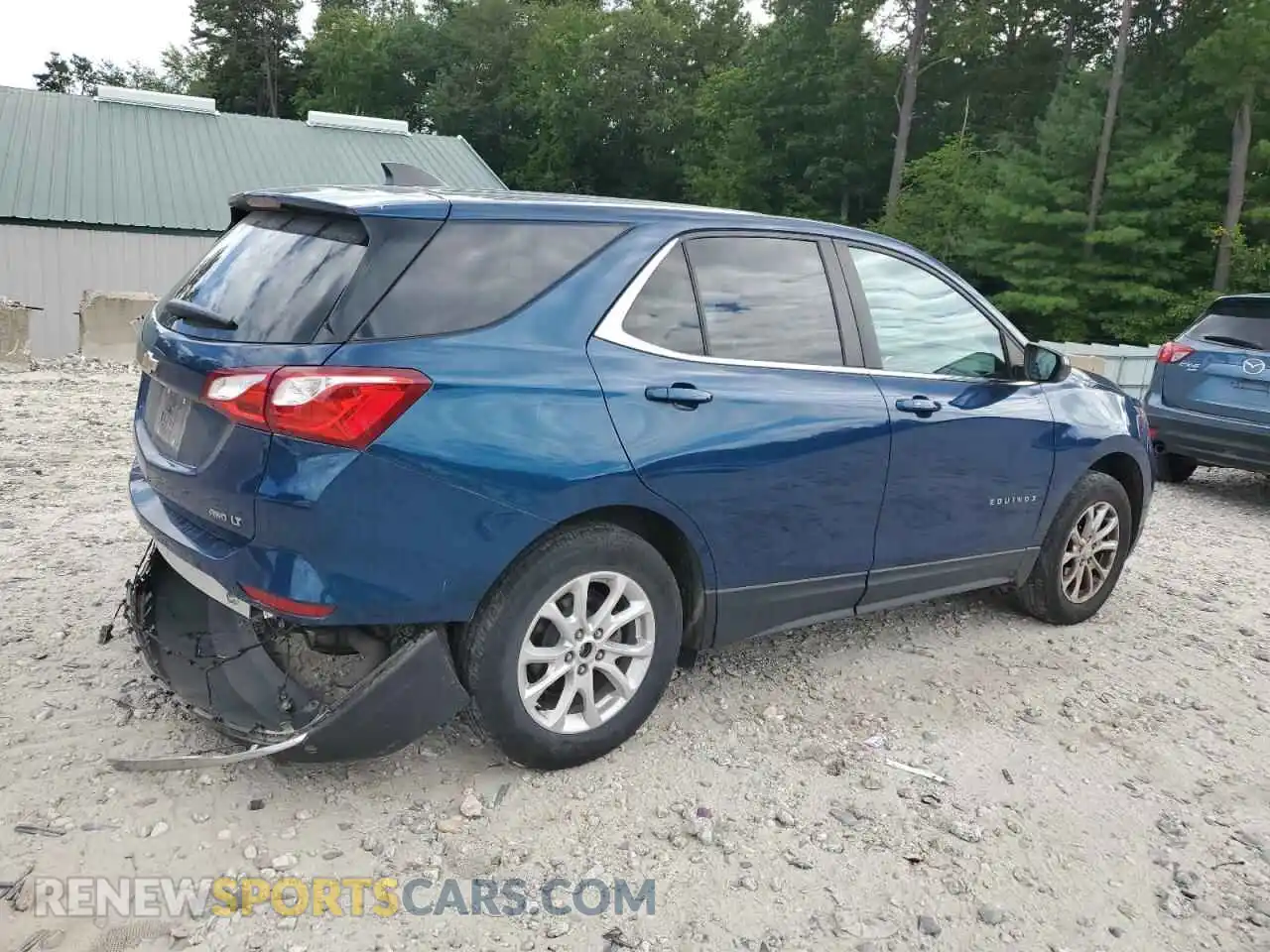 3 Photograph of a damaged car 3GNAXUEV8ML308142 CHEVROLET EQUINOX 2021