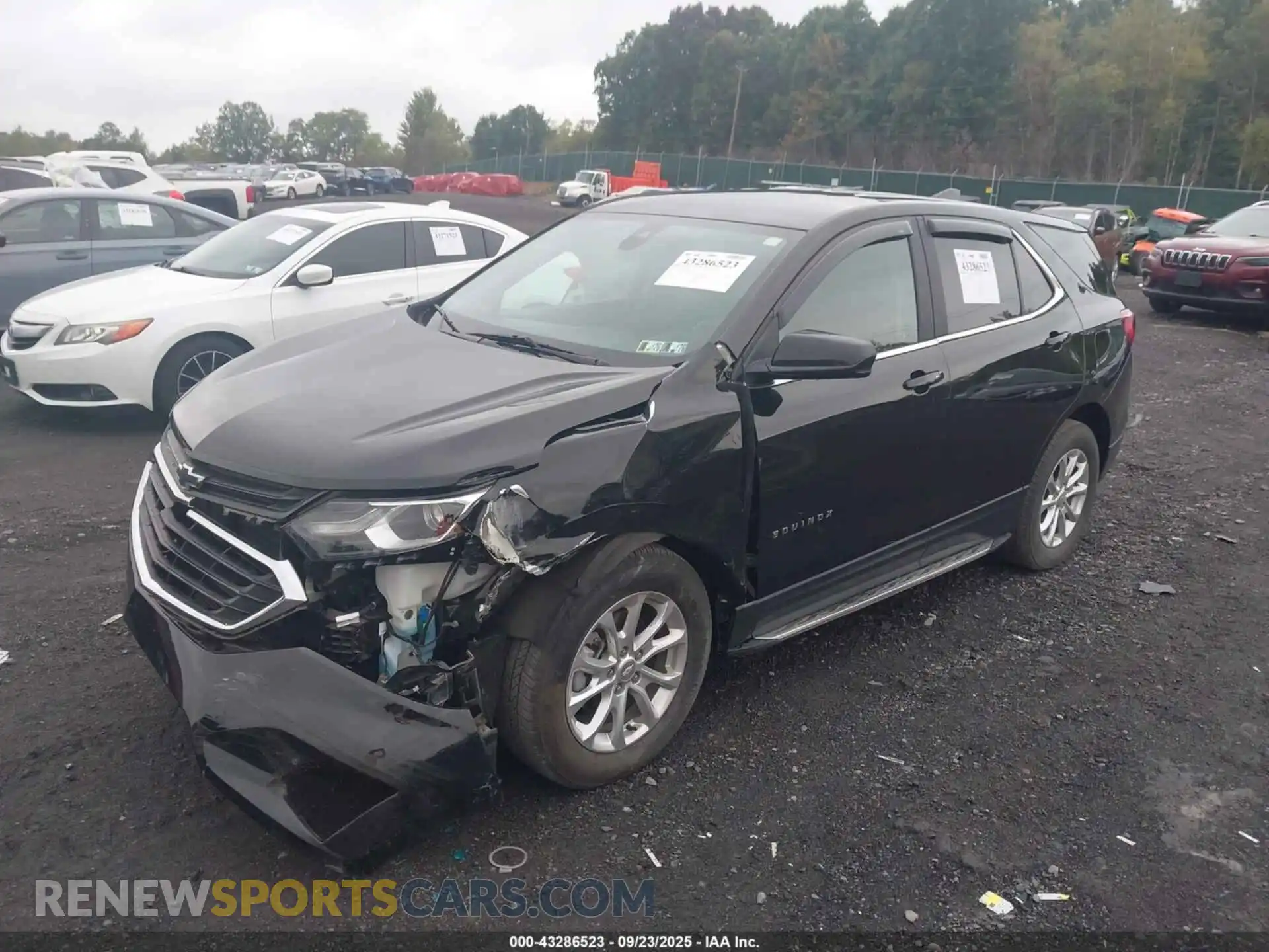 2 Photograph of a damaged car 3GNAXUEV8ML336071 CHEVROLET EQUINOX 2021