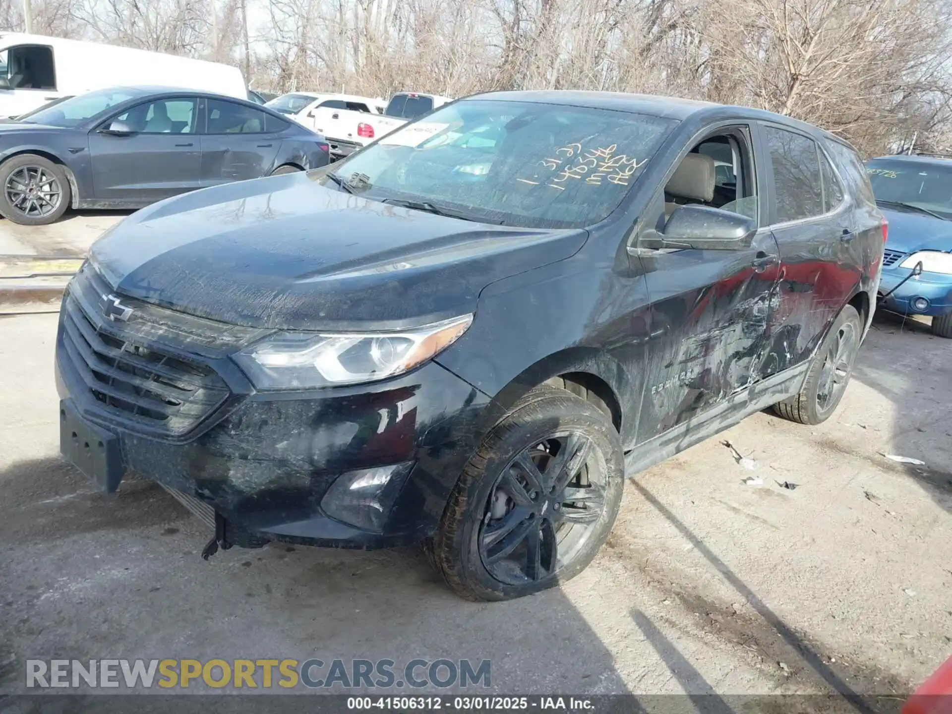 2 Photograph of a damaged car 3GNAXUEV8ML344557 CHEVROLET EQUINOX 2021