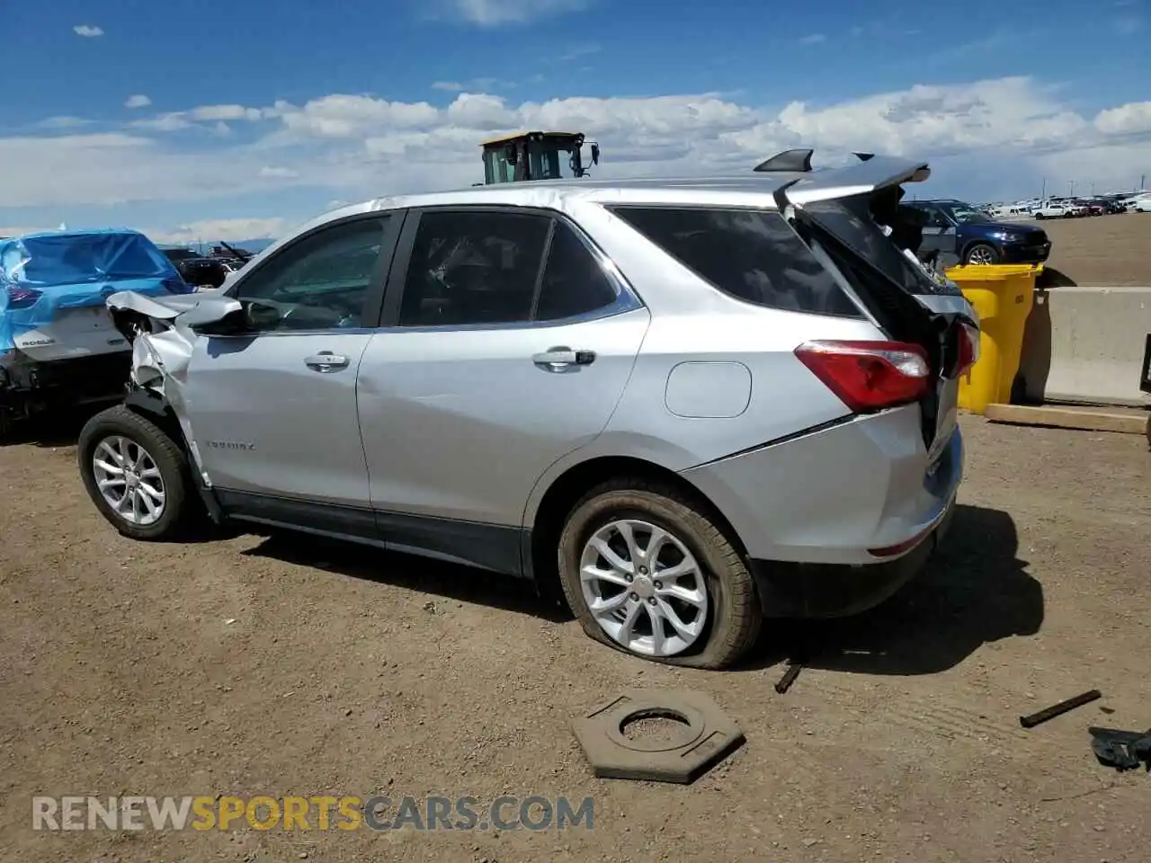 2 Photograph of a damaged car 3GNAXUEV9MS142199 CHEVROLET EQUINOX 2021