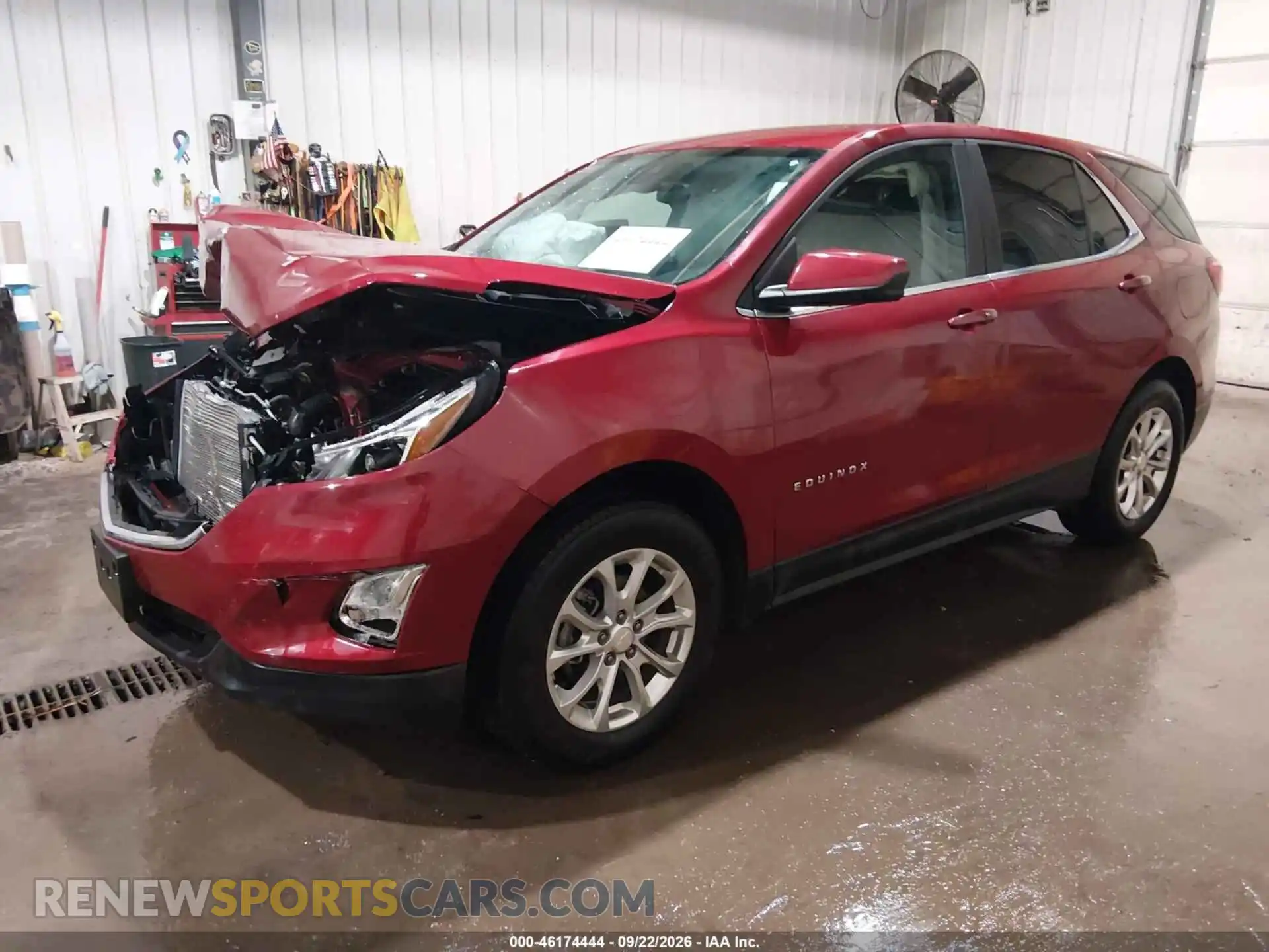 2 Photograph of a damaged car 3GNAXUEVXML310118 CHEVROLET EQUINOX 2021