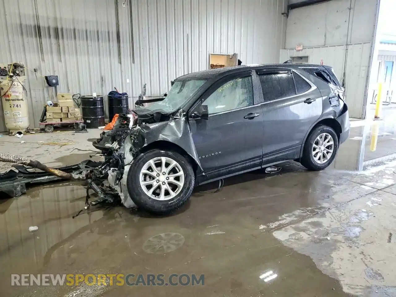 1 Photograph of a damaged car 3GNAXUEVXML333673 CHEVROLET EQUINOX 2021