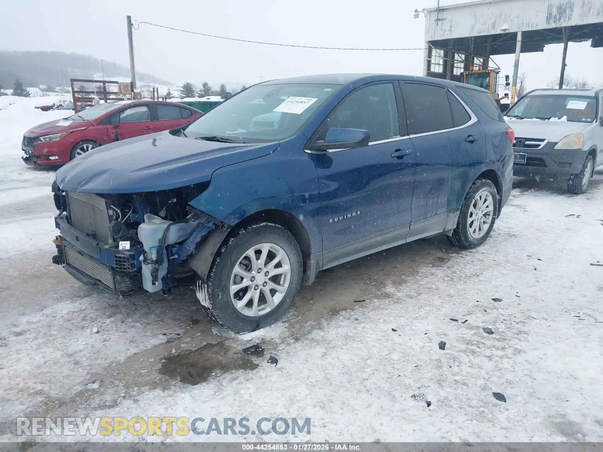 2 Photograph of a damaged car 3GNAXUEVXML334032 CHEVROLET EQUINOX 2021