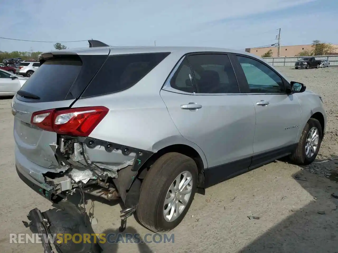 3 Photograph of a damaged car 3GNAXUEVXML368486 CHEVROLET EQUINOX 2021