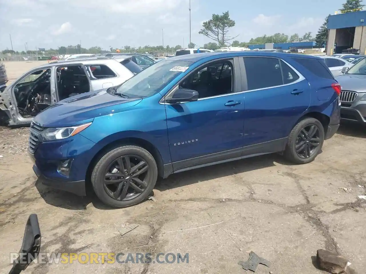 1 Photograph of a damaged car 3GNAXUEVXML390648 CHEVROLET EQUINOX 2021