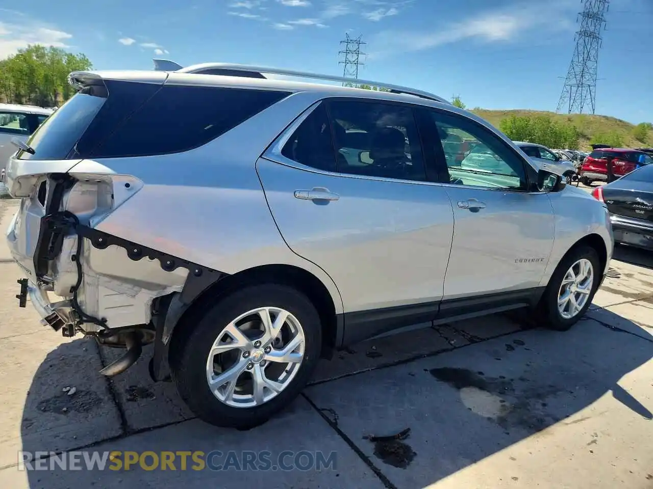 3 Photograph of a damaged car 3GNAXXEV7MS133812 CHEVROLET EQUINOX 2021