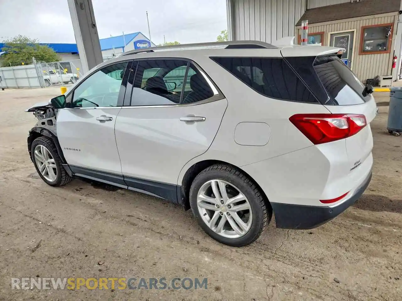 2 fotografías del automóvil dañado 3GNAXXEV8MS115819 CHEVROLET EQUINOX 2021