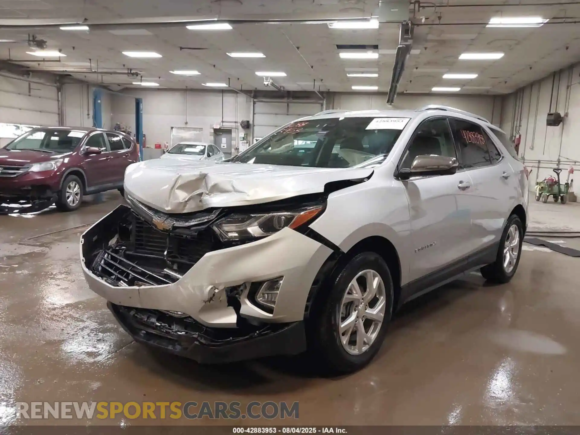 2 Photograph of a damaged car 3GNAXXEV9MS144665 CHEVROLET EQUINOX 2021
