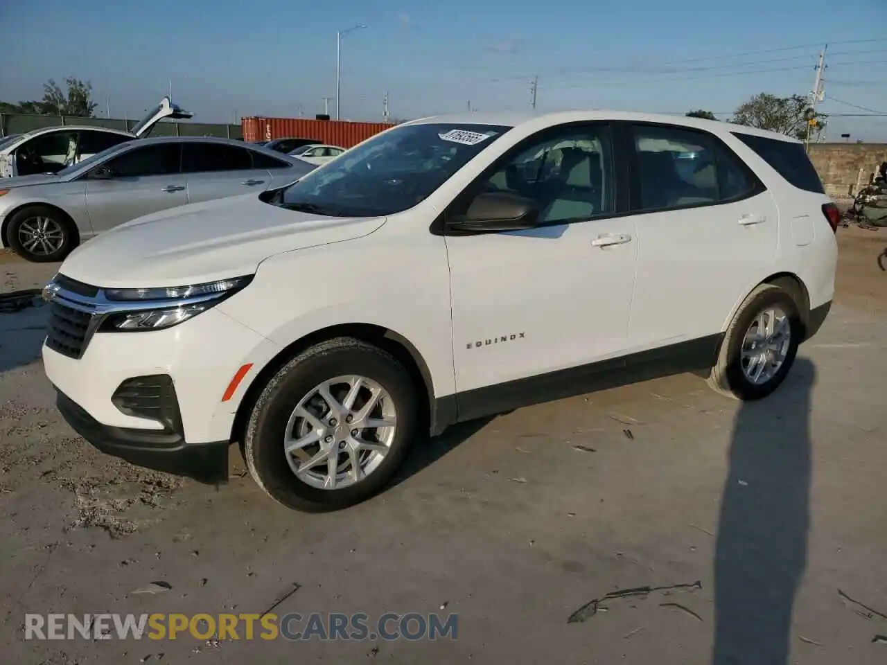 1 Photograph of a damaged car 3GNAXHEV5NS168405 CHEVROLET EQUINOX 2022