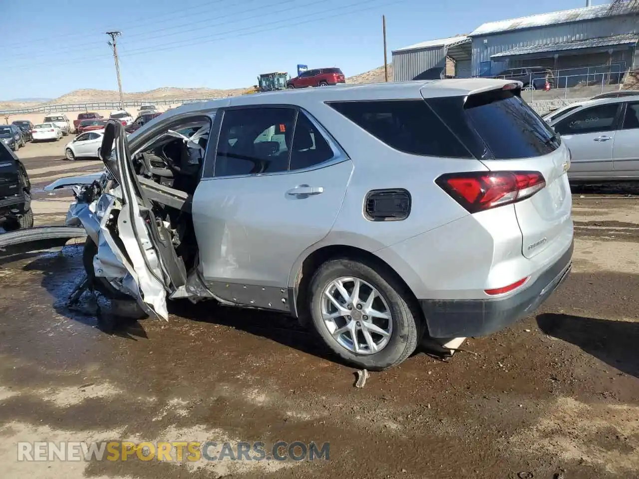 2 Photograph of a damaged car 3GNAXKEV0NL258360 CHEVROLET EQUINOX 2022