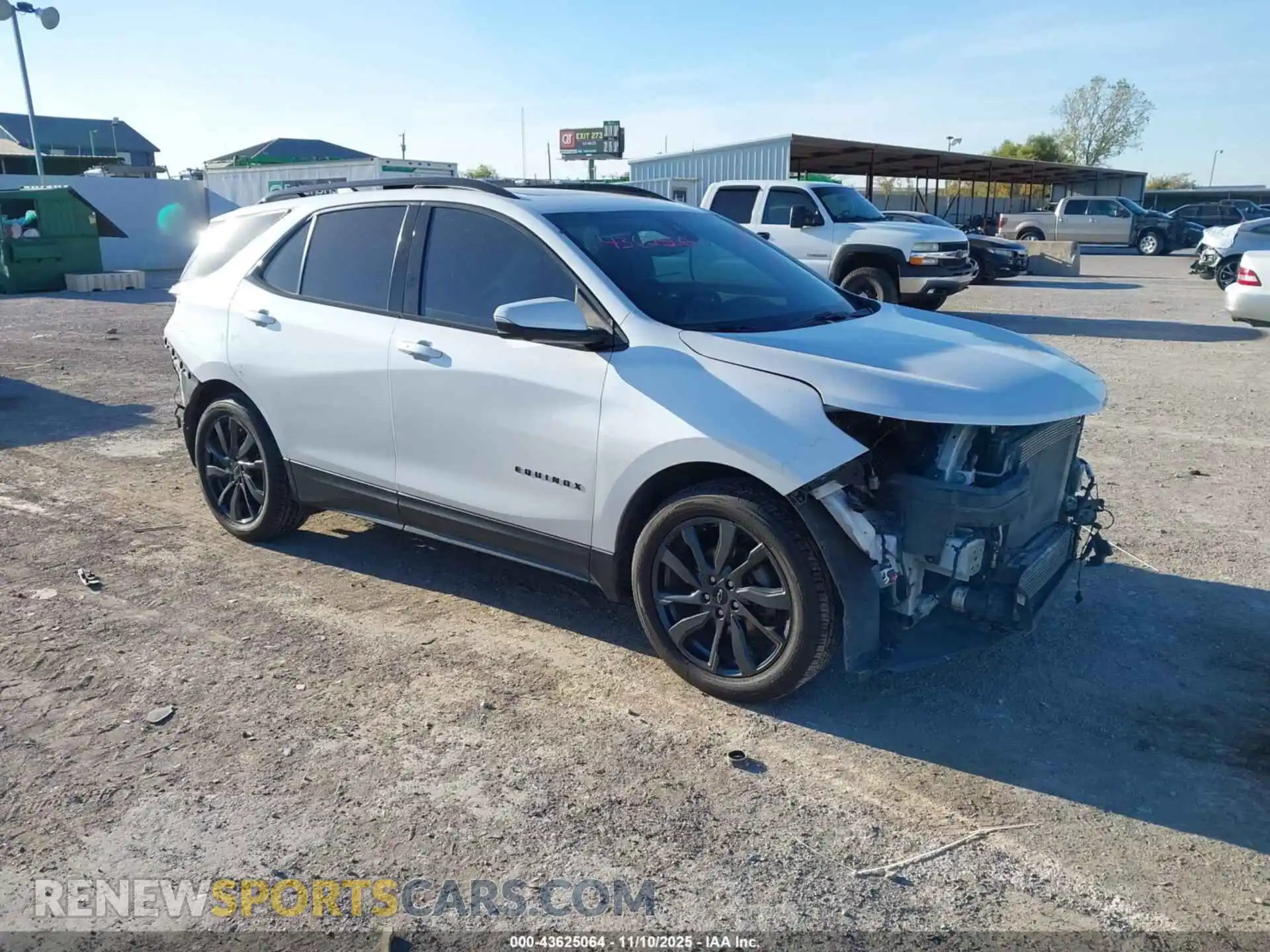 1 fotografías del automóvil dañado 3GNAXMEV2NS163090 CHEVROLET EQUINOX 2022