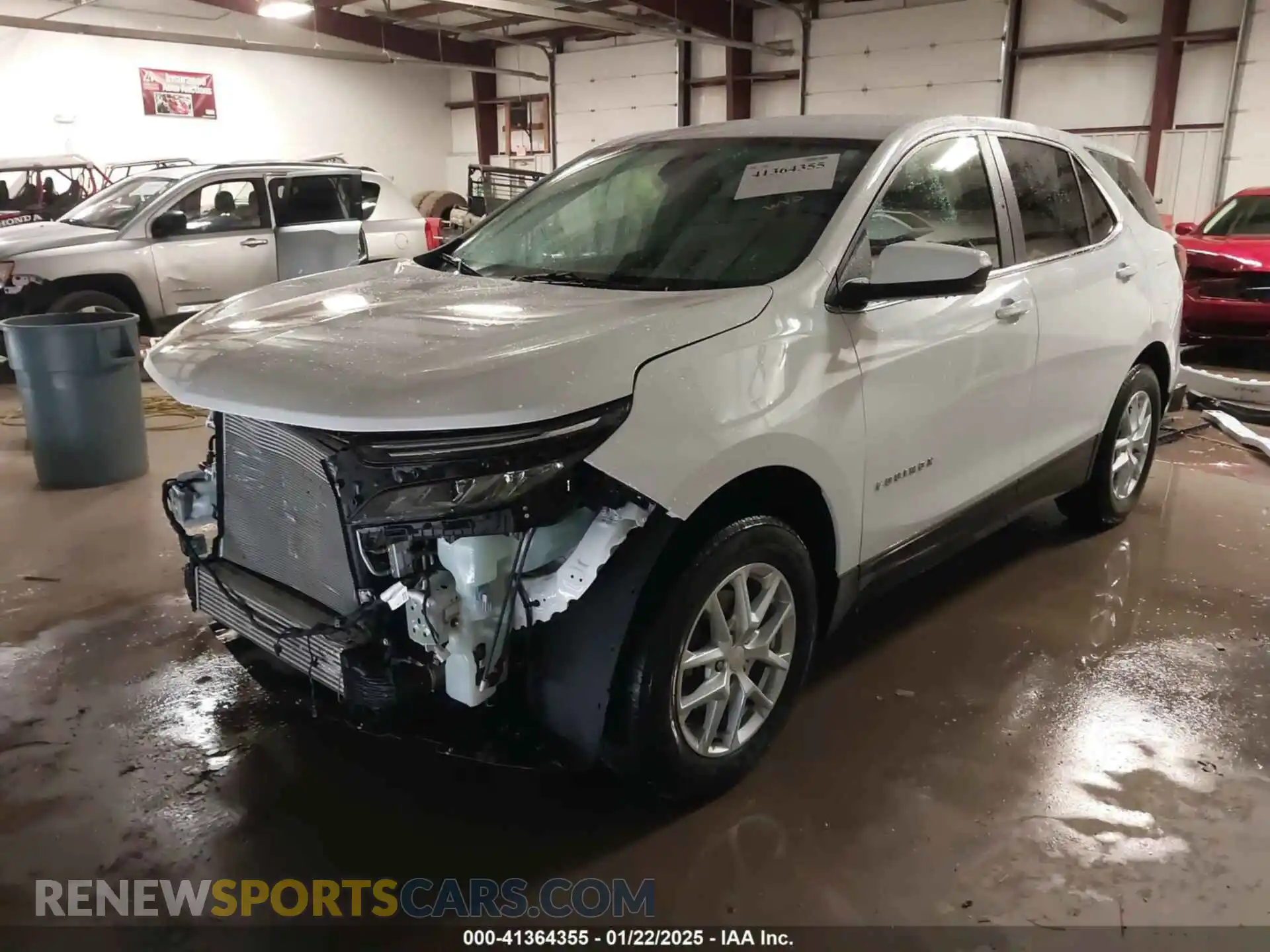 2 fotografías del automóvil dañado 3GNAXTEG0PL125902 CHEVROLET EQUINOX 2023