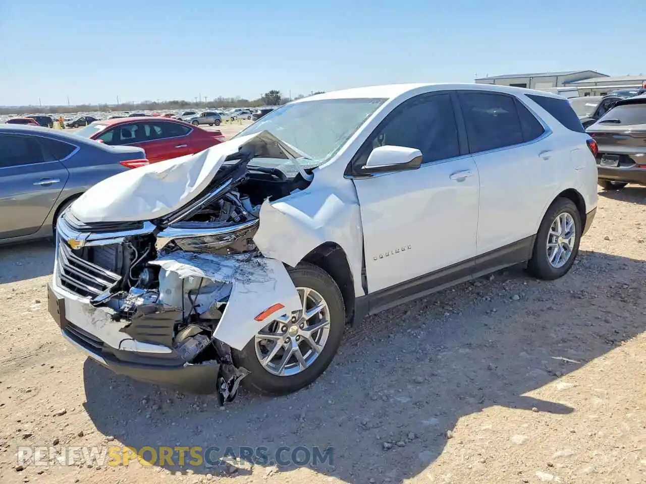 1 Photograph of a damaged car 3GNAXTEG7PS198951 CHEVROLET EQUINOX 2023