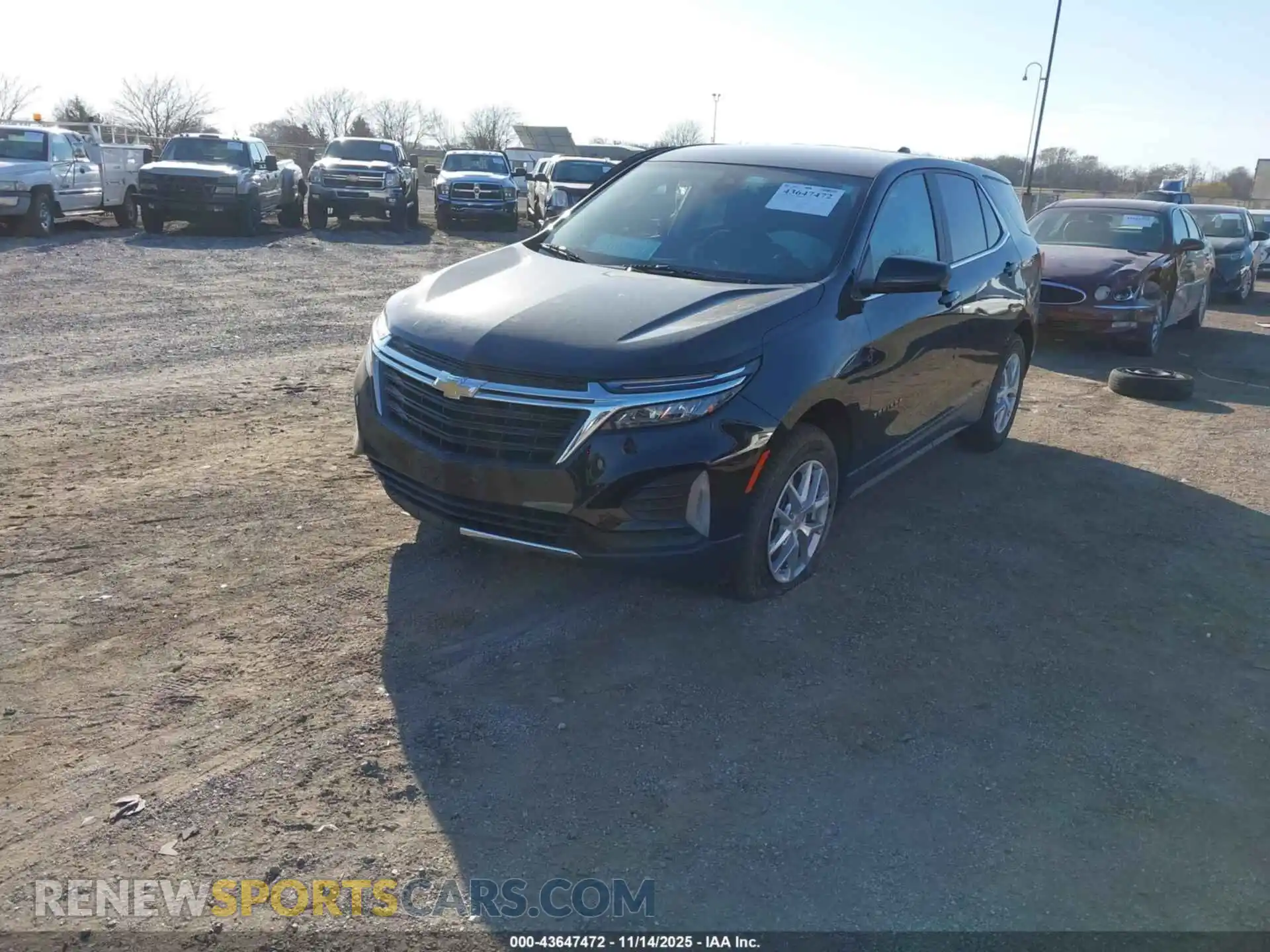 2 fotografías del automóvil dañado 3GNAXTEG9PL253443 CHEVROLET EQUINOX 2023