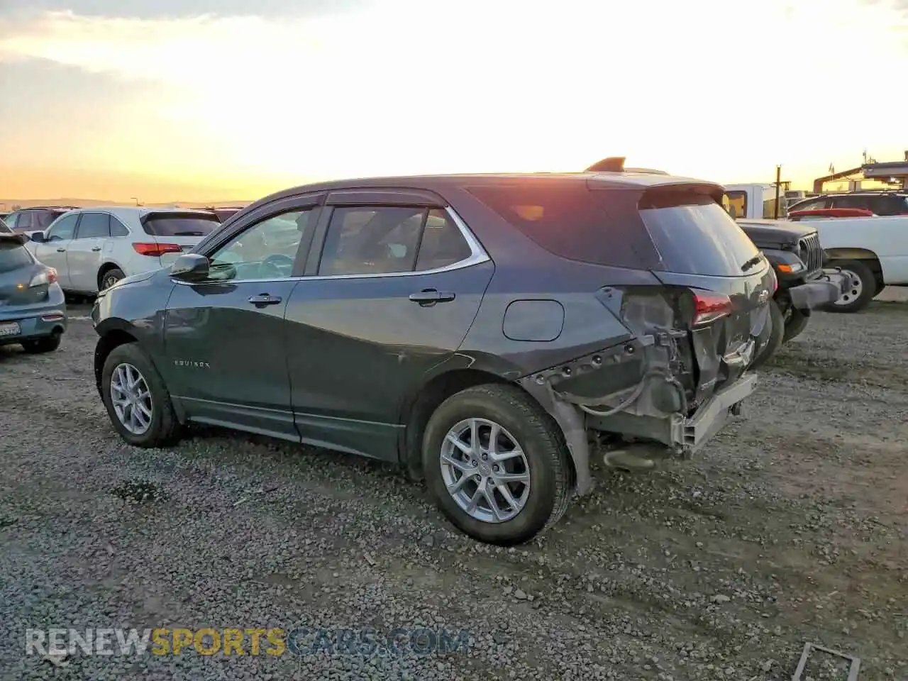 2 Photograph of a damaged car 3GNAXUEG0PS190809 CHEVROLET EQUINOX 2023
