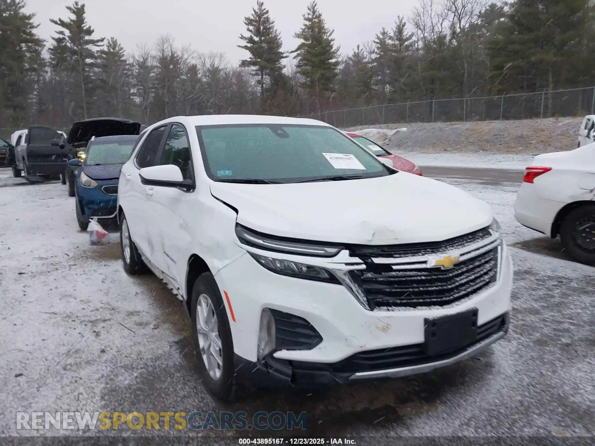 1 fotografías del automóvil dañado 3GNAXUEG2PS150182 CHEVROLET EQUINOX 2023
