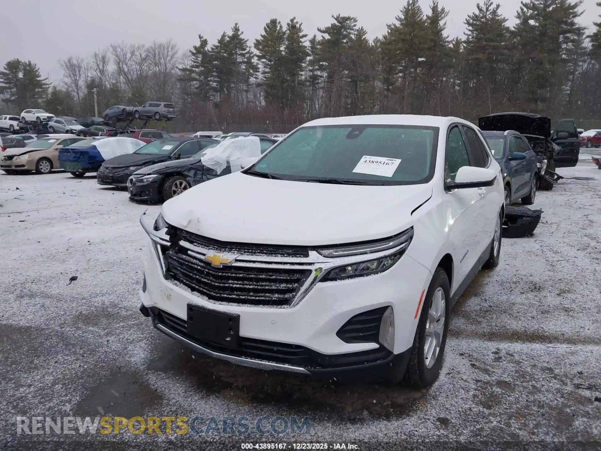 2 fotografías del automóvil dañado 3GNAXUEG2PS150182 CHEVROLET EQUINOX 2023