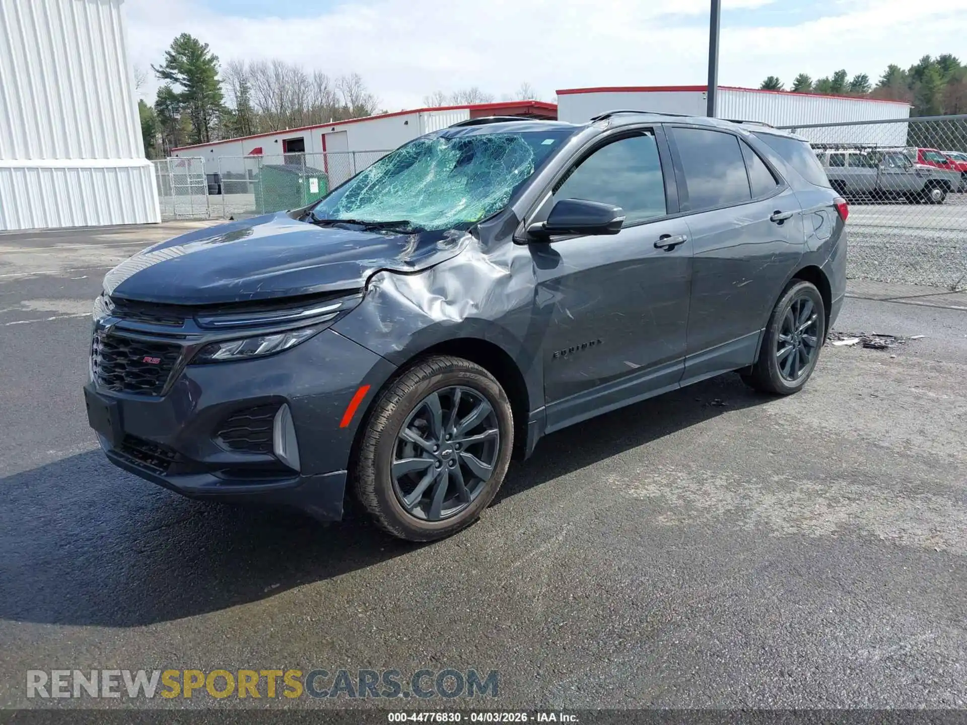 2 Фотография поврежденного автомобиля 3GNAXWEGXPS124277 CHEVROLET EQUINOX 2023