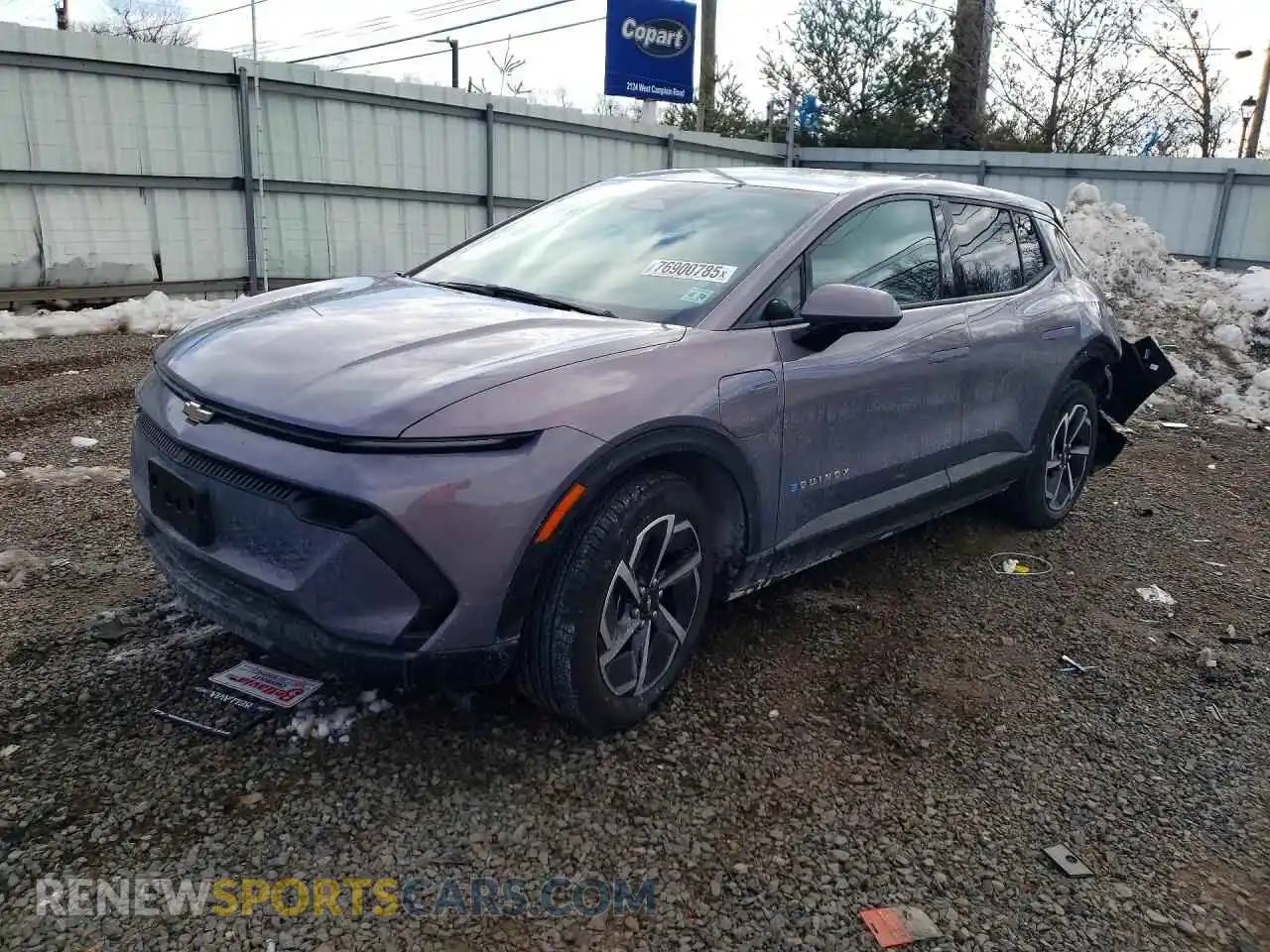 1 Photograph of a damaged car 3GN7DMRP3SS238471 CHEVROLET EQUINOX 2025