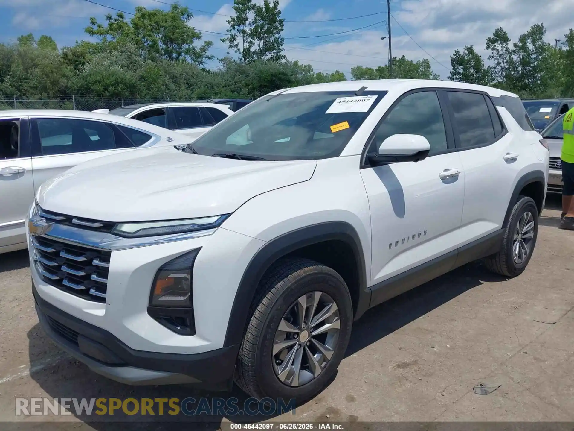 2 Photograph of a damaged car 3GNAXHEG7SL115115 CHEVROLET EQUINOX 2025