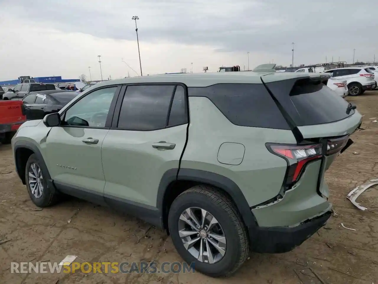 2 Photograph of a damaged car 3GNAXHEG7SL135722 CHEVROLET EQUINOX 2025