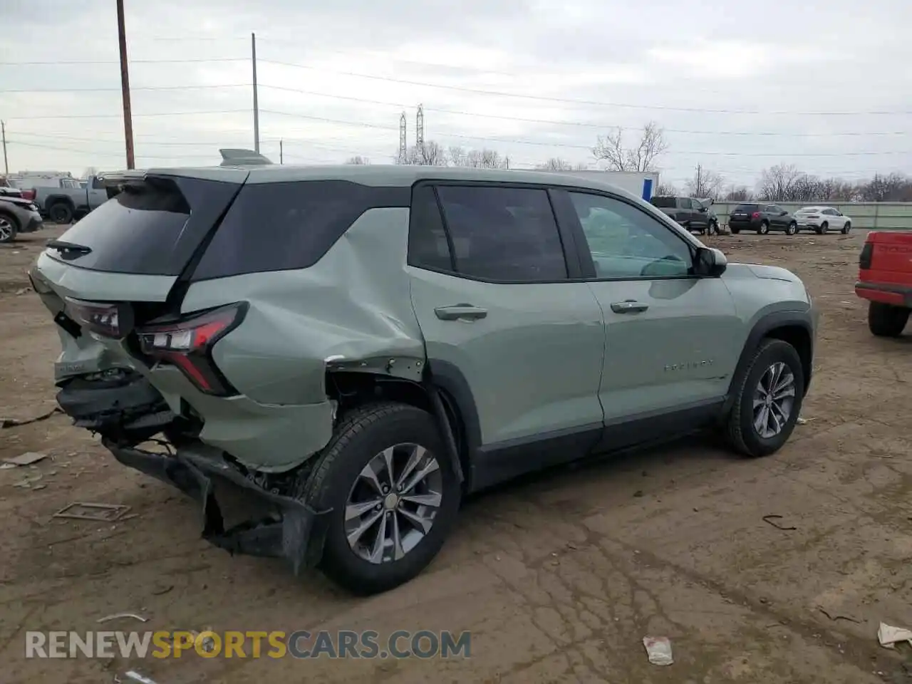 3 Photograph of a damaged car 3GNAXHEG7SL135722 CHEVROLET EQUINOX 2025