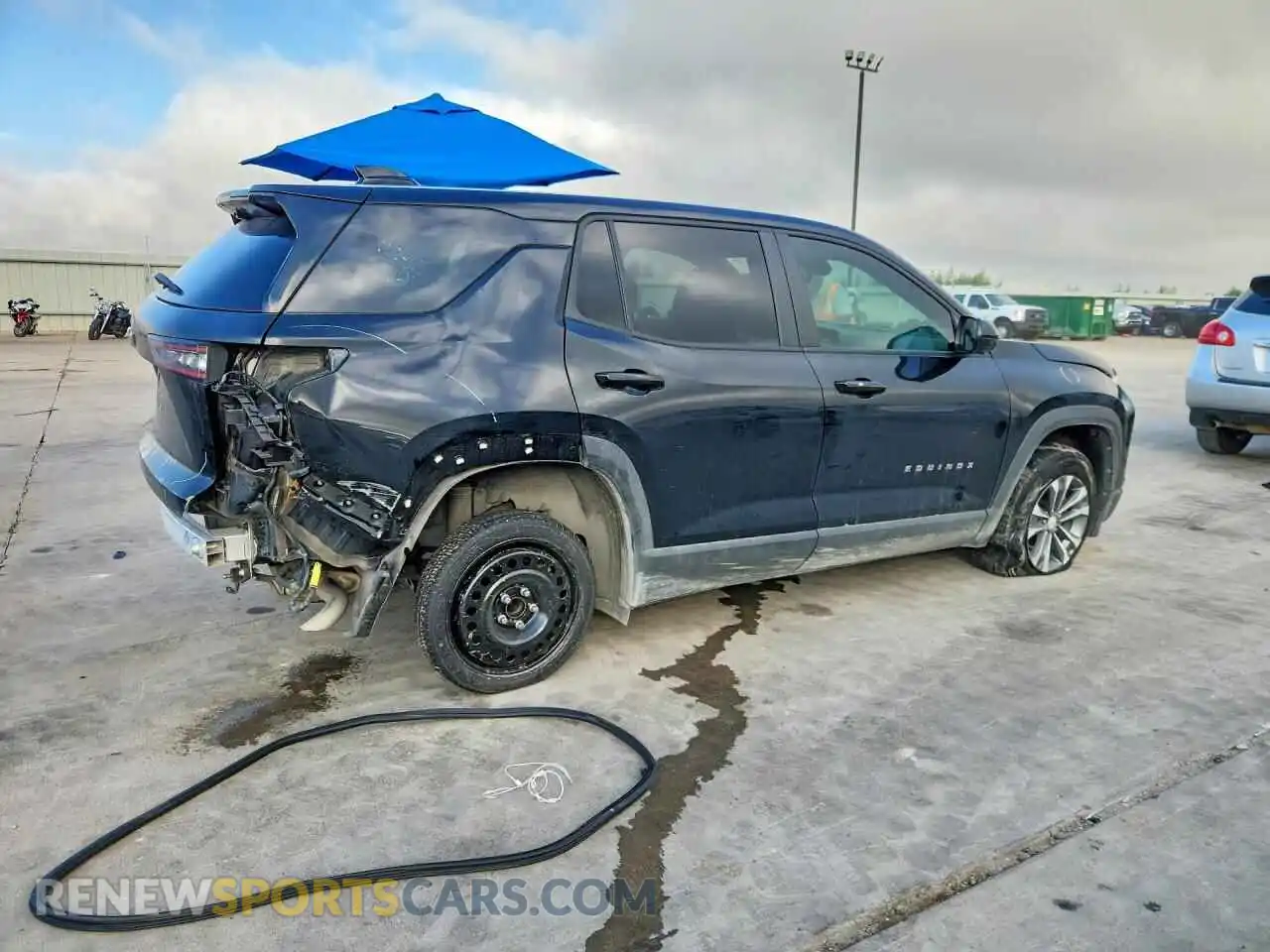 3 fotografías del automóvil dañado 3GNAXHEG7SL138040 CHEVROLET EQUINOX 2025