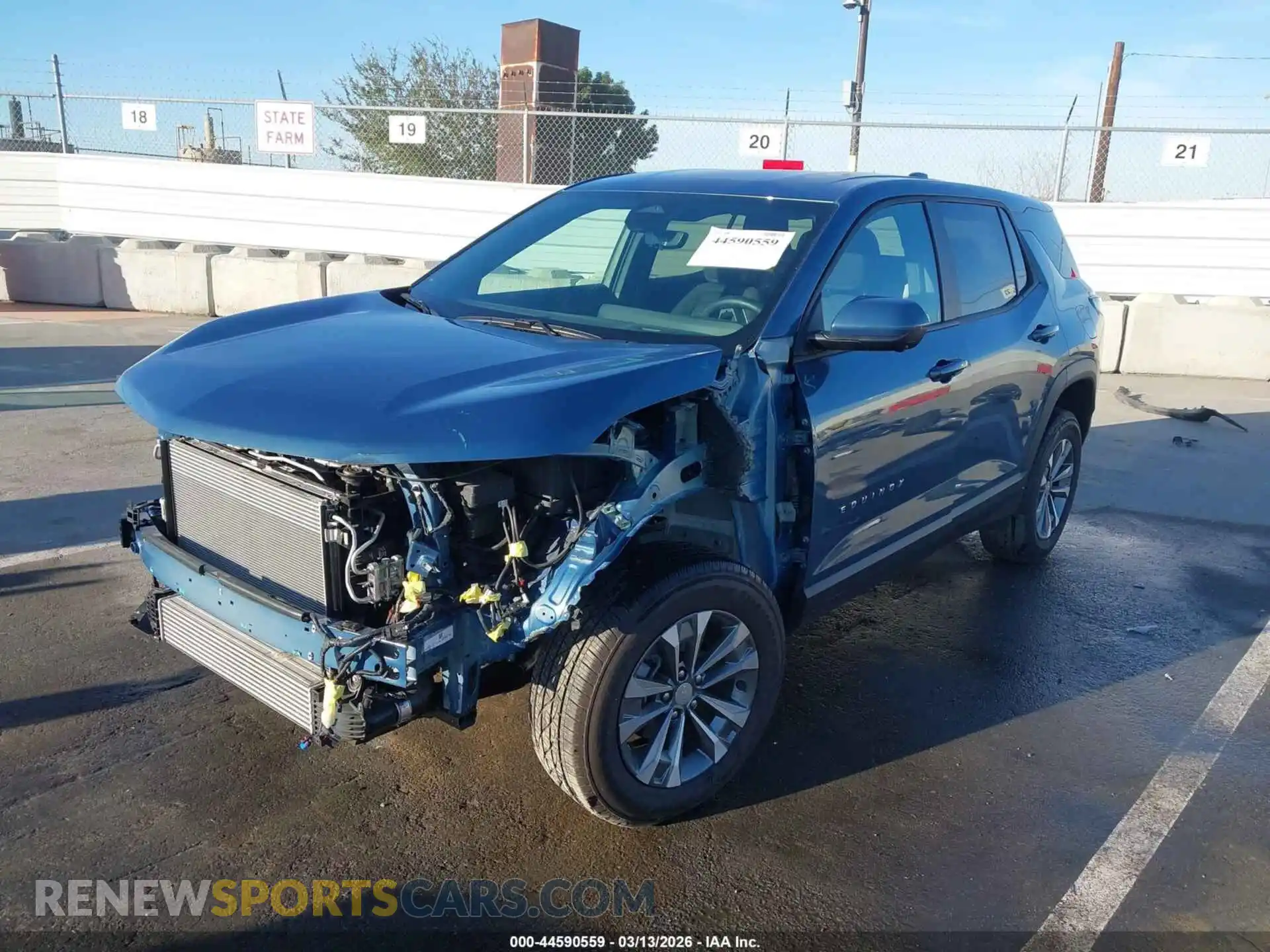 2 Photograph of a damaged car 3GNAXHEG7SL141391 CHEVROLET EQUINOX 2025