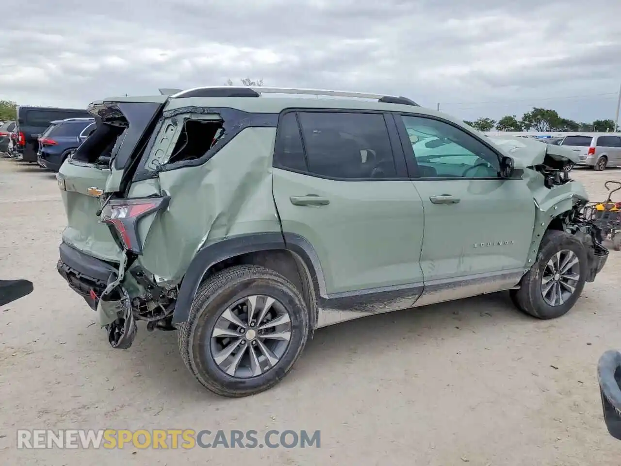 3 Photograph of a damaged car 3GNAXHEG7SL230202 CHEVROLET EQUINOX 2025