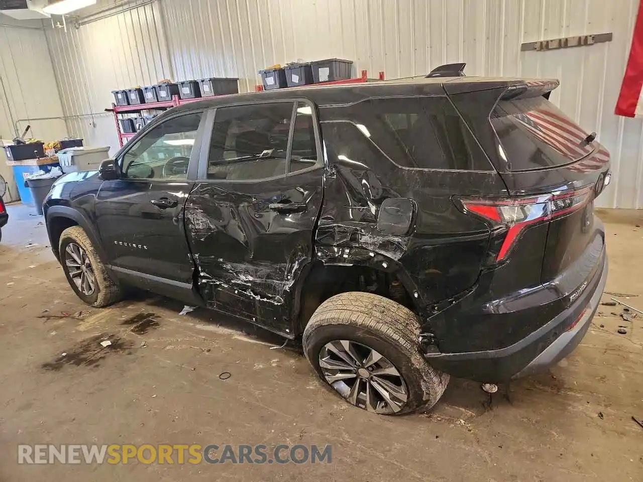 2 Photograph of a damaged car 3GNAXHEG7SL253382 CHEVROLET EQUINOX 2025