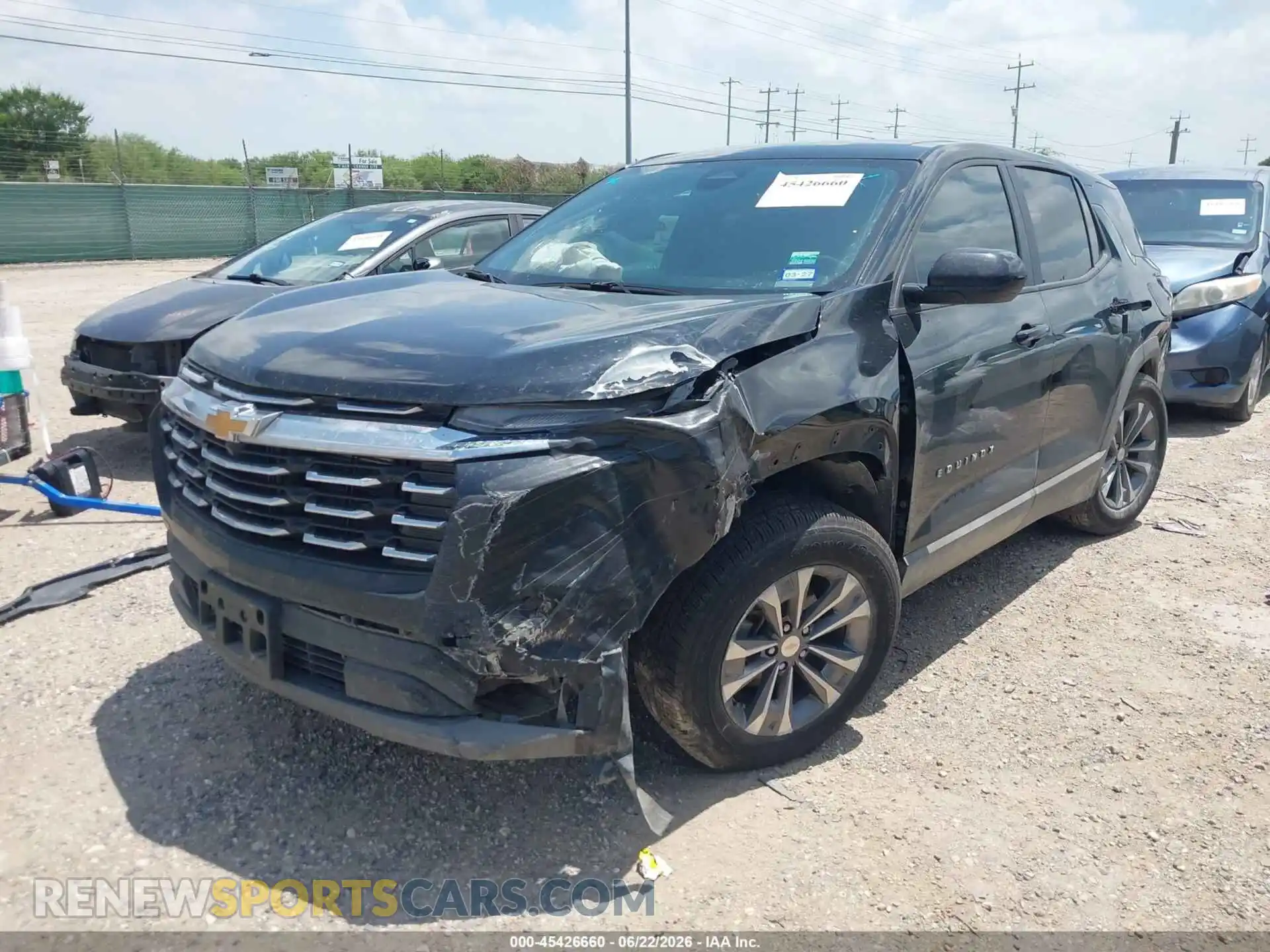 2 Photograph of a damaged car 3GNAXHEG7SL299875 CHEVROLET EQUINOX 2025