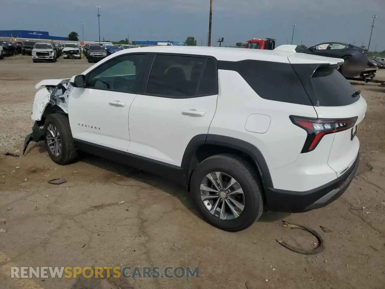 2 Photograph of a damaged car 3GNAXHEGXSL190889 CHEVROLET EQUINOX 2025