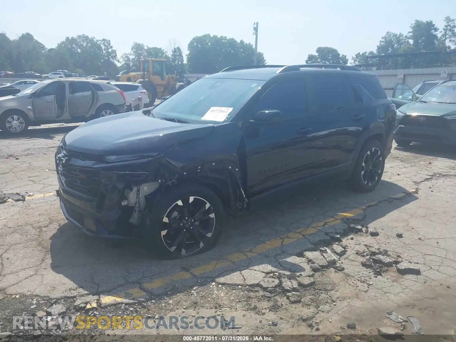 2 Photograph of a damaged car 3GNAXLEG7SL231269 CHEVROLET EQUINOX 2025