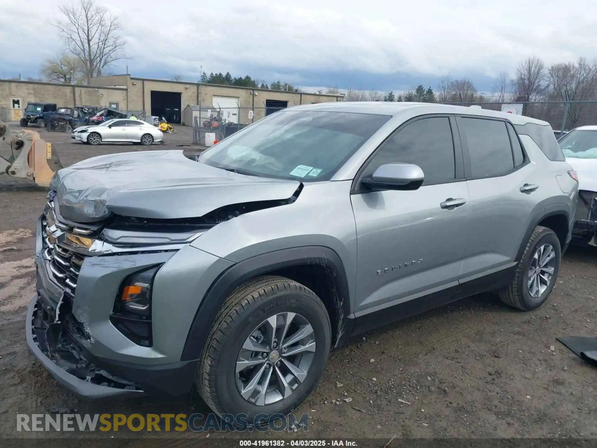 2 Photograph of a damaged car 3GNAXPEG2SL192582 CHEVROLET EQUINOX 2025