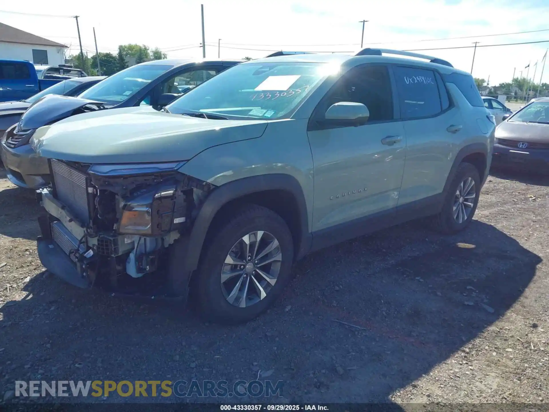 2 Photograph of a damaged car 3GNAXPEG2SL202494 CHEVROLET EQUINOX 2025