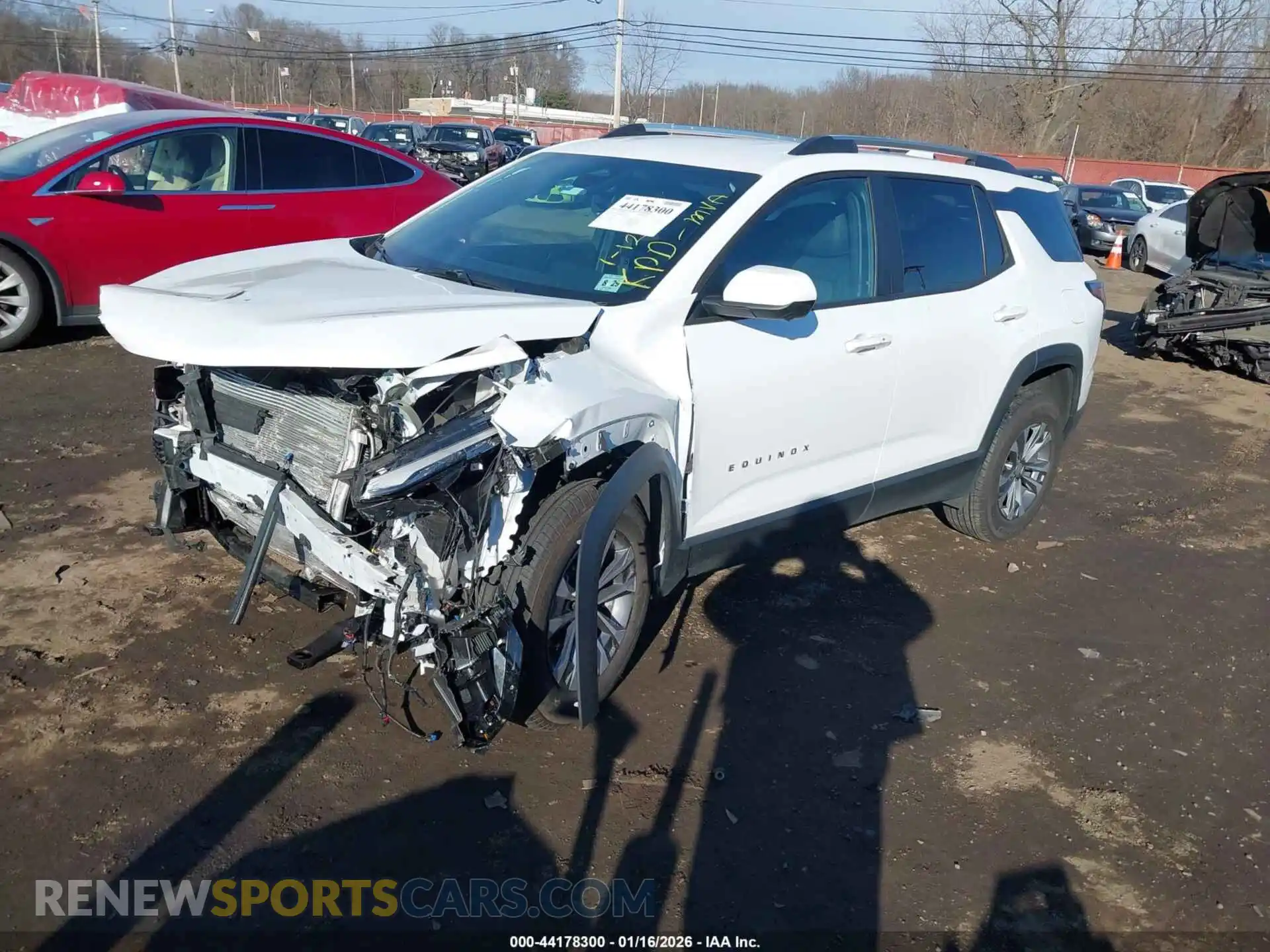 2 Photograph of a damaged car 3GNAXPEG7SL101225 CHEVROLET EQUINOX 2025