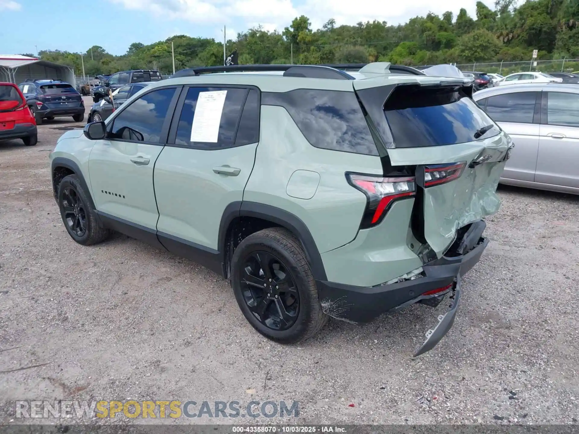 3 Photograph of a damaged car 3GNAXPEG7SL221266 CHEVROLET EQUINOX 2025