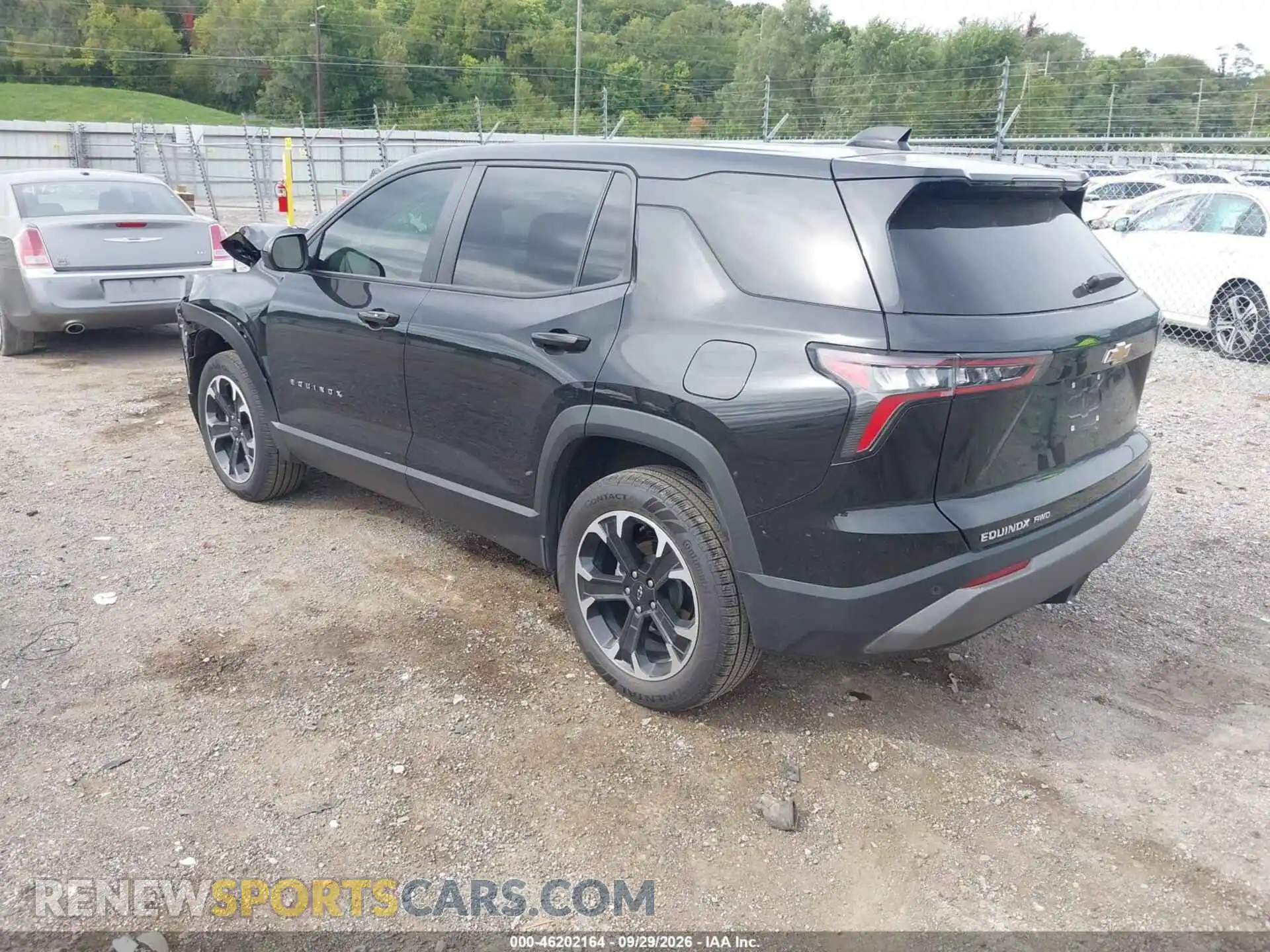 3 fotografías del automóvil dañado 3GNAXPEG7SL236253 CHEVROLET EQUINOX 2025
