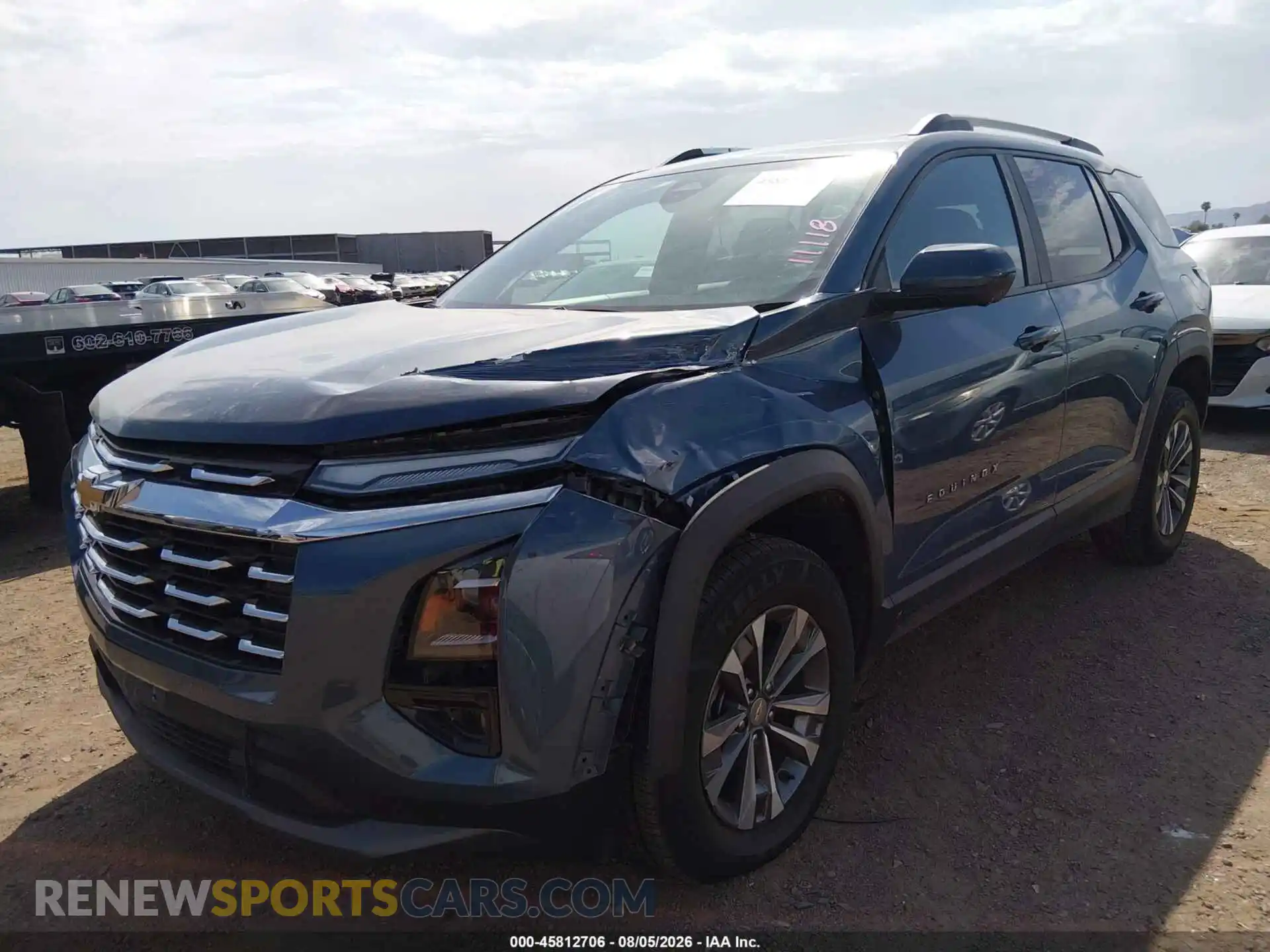 2 Photograph of a damaged car 3GNAXPEG7SL290071 CHEVROLET EQUINOX 2025