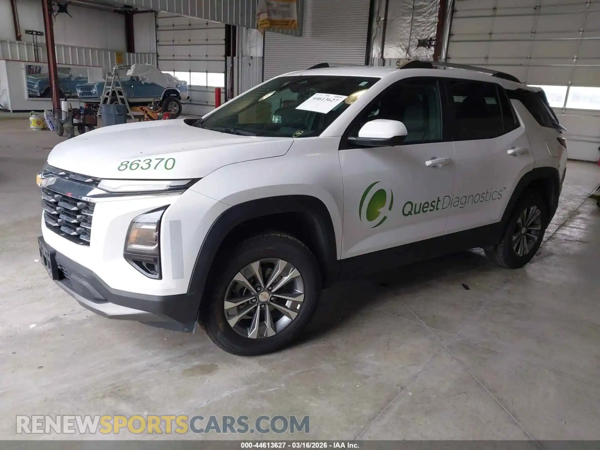 2 Photograph of a damaged car 3GNAXPEG7SL316510 CHEVROLET EQUINOX 2025