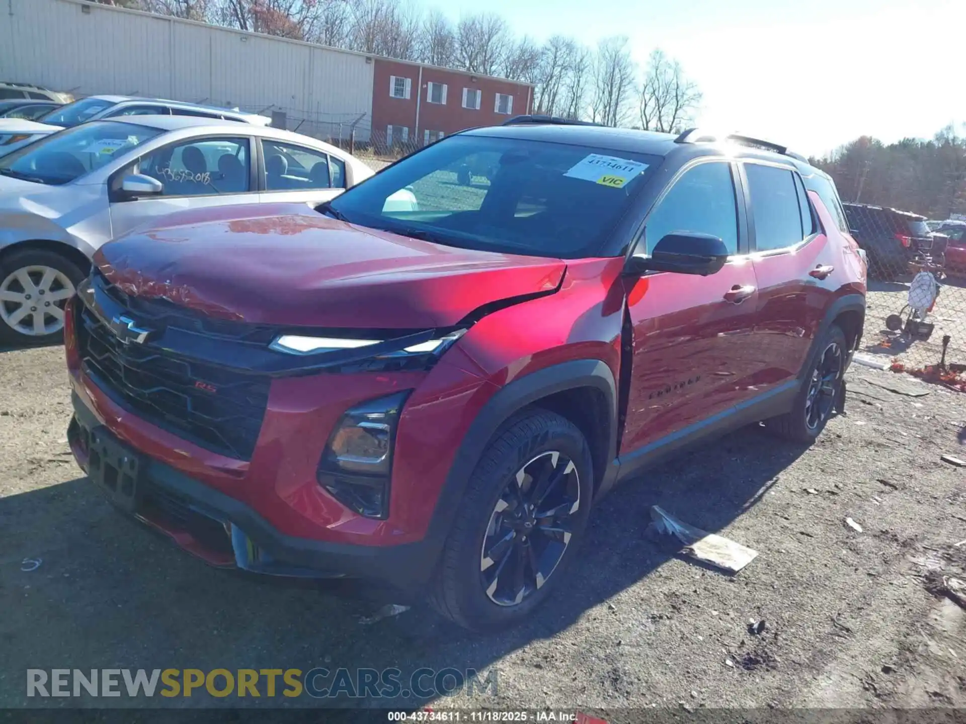2 Photograph of a damaged car 3GNAXTEG7SL141779 CHEVROLET EQUINOX 2025