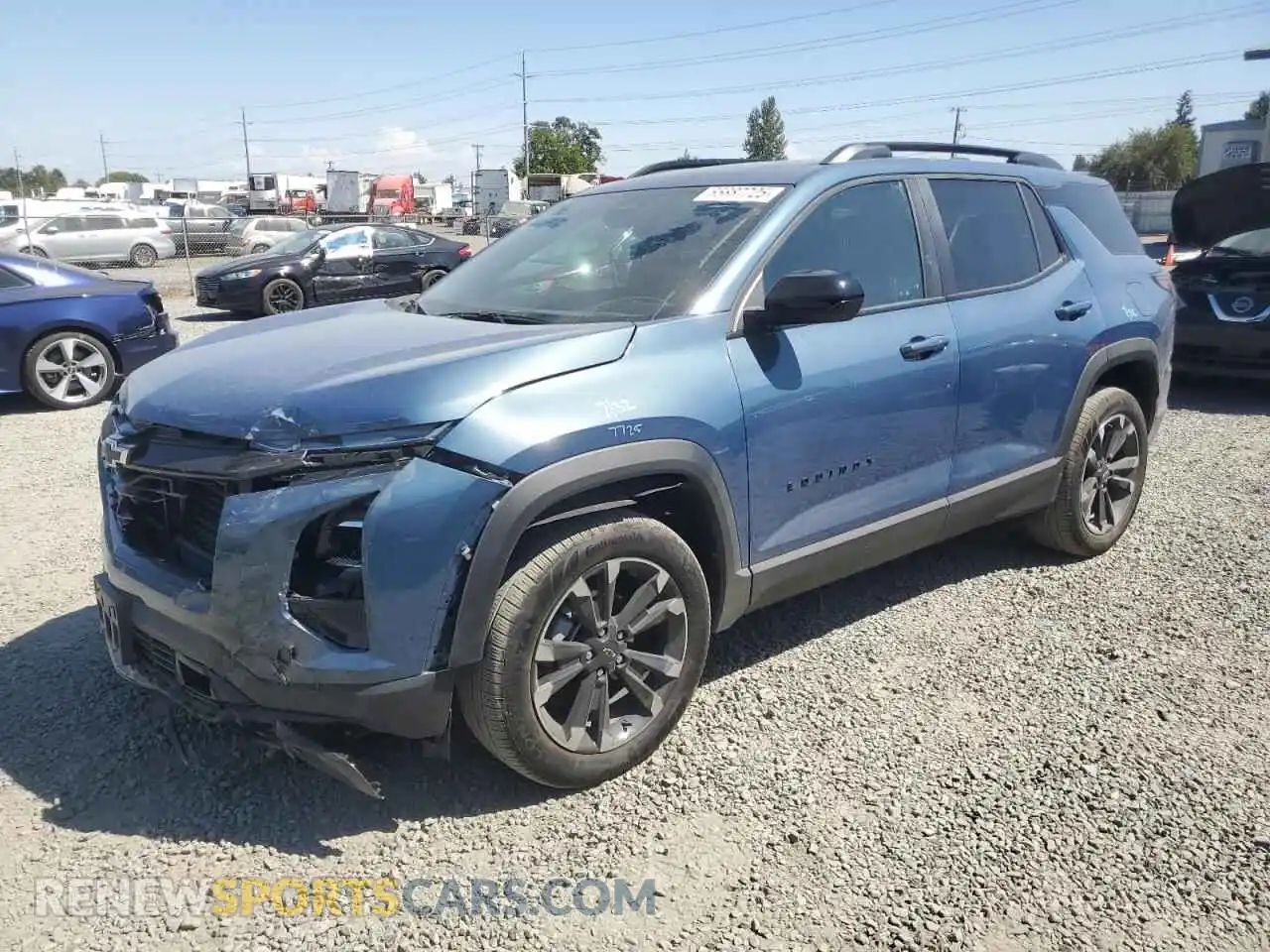 1 Photograph of a damaged car 3GNAXTEG7SL205402 CHEVROLET EQUINOX 2025